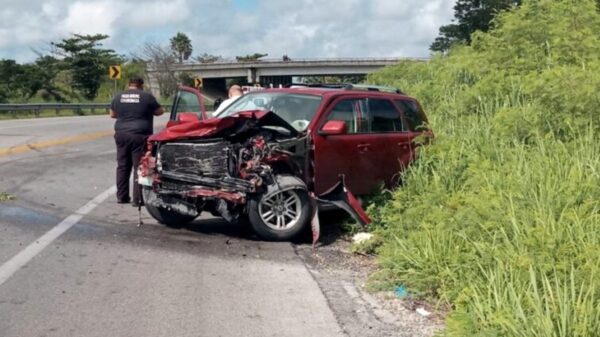 Mujer termina con fracturas tras fuerte choque en la vía Mérida-Tizimín