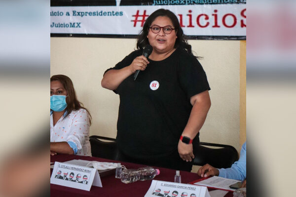 Amonesta Ieqroo a Citlali Hernández por incumplir medida cautelar.