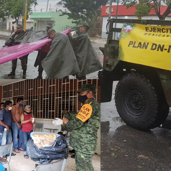 Video: Incansable labor del Ejército Mexicano en Cancún tras el paso de Grace