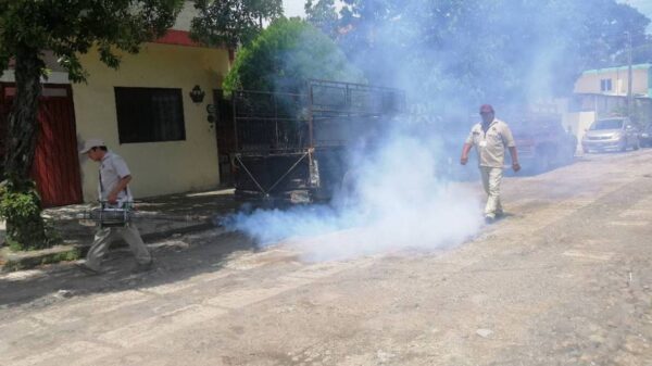 Fumigan colonias de Mérida contra el dengue, zika y chinkunguya
