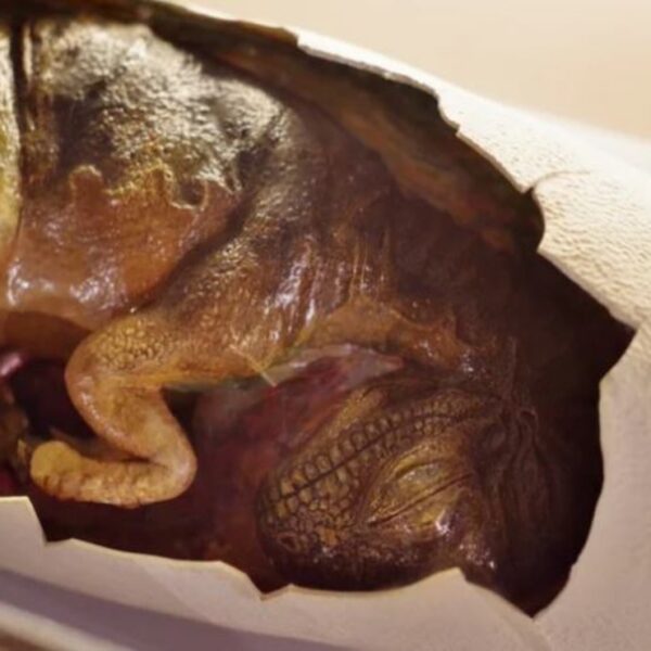 Un extraño fósil estuvo una década sin identificar y los paleontólogos por fin determinaron que se trata de un huevo de reptil marino