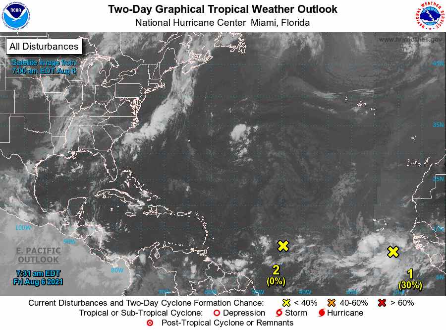 Protección Civil de Quintana Roo vigila dos zonas de inestabilidad