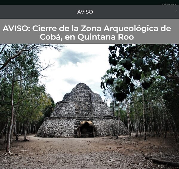 Sigue conflicto por cierre de la zona arqueológica de Cobá.