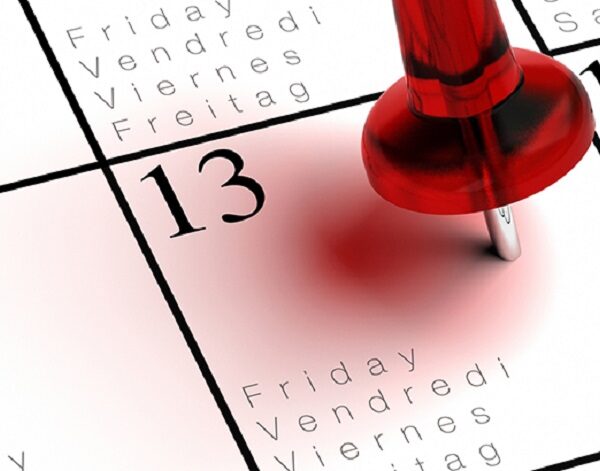 Viernes 13 y su relación con la 'mala suerte'.