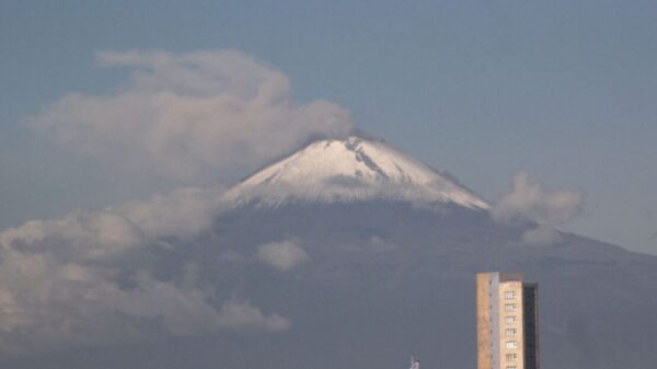 Volcán Popocatépetl registró explosión durante la madrugada