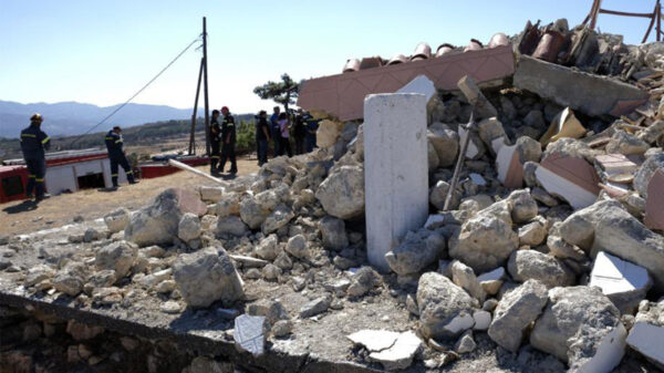 Sismo de 5.8 sacude la isla griega de Creta, dejan un muerto y varios heridos