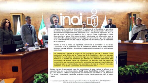 Indaga Inai a AMLO y pide a revista revelar fuentes