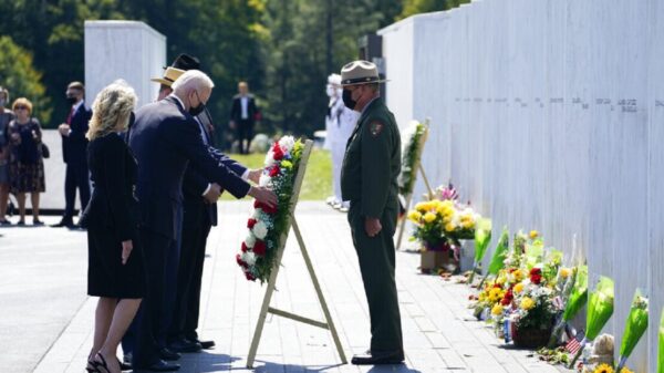 Biden recuerda a las víctimas del 11-S en Pensilvania