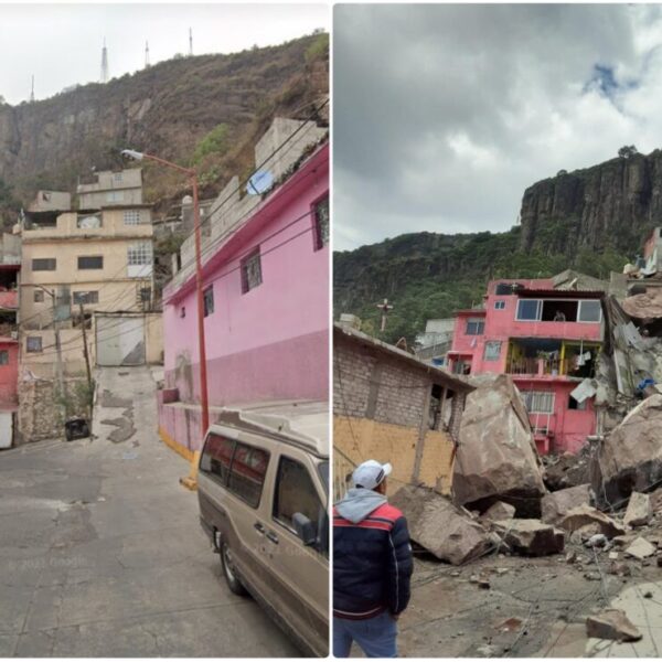 Rescatan cadáver de una niña víctima del deslave en el Cerro del Chiquihuite