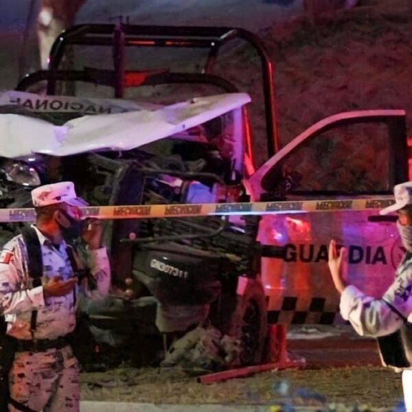 Seis lesionados deja el choque de una patrulla de la Guardia Nacional