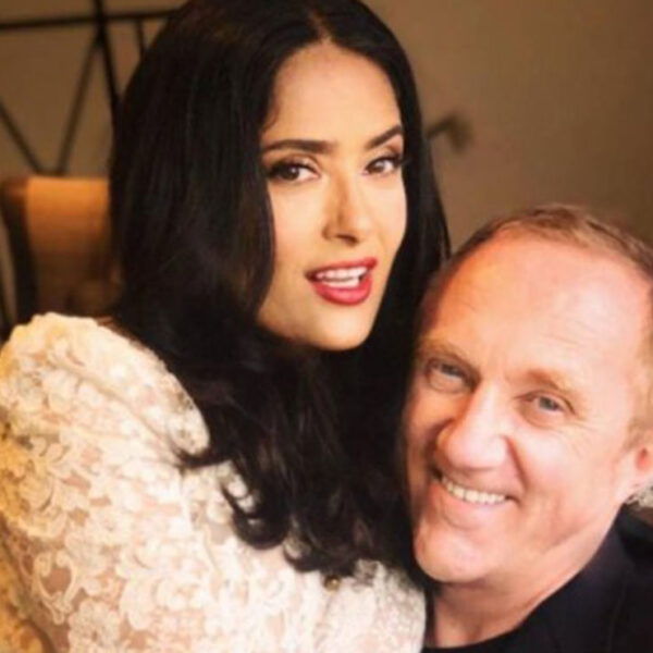 Compañías del esposo de Salma Hayek dejarán de utilizar pieles