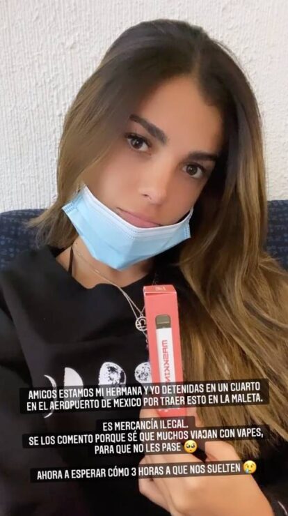 Danny Berriel fue retenida en el aeropuerto por intentar mercancía ilegal a México