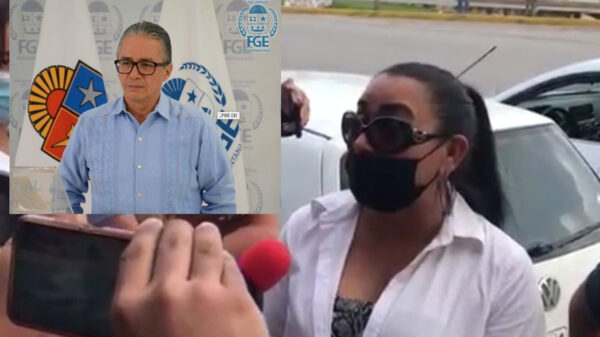 Video: Abortan manifestación familiares de desaparecidas en Cancún