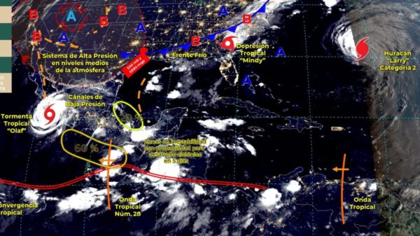 Pronóstico del clima para hoy jueves 9 de septiembre en Quintana Roo.