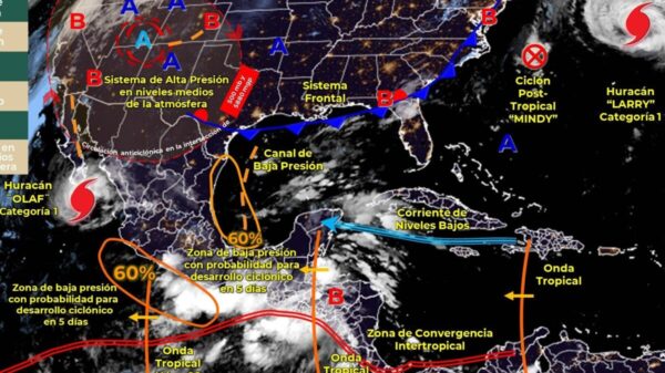 Pronóstico del clima para hoy viernes 10 de septiembre en Quintana Roo.