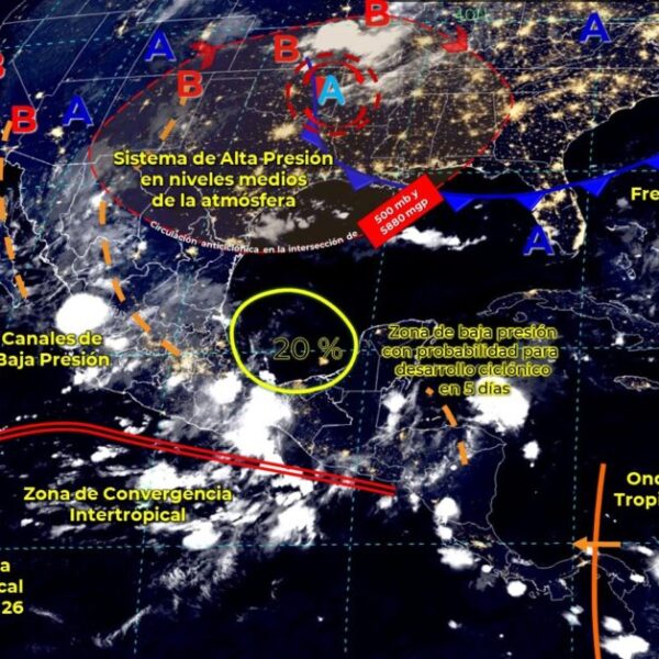 Pronóstico del clima para hoy viernes 3 de septiembre en Quintana Roo.
