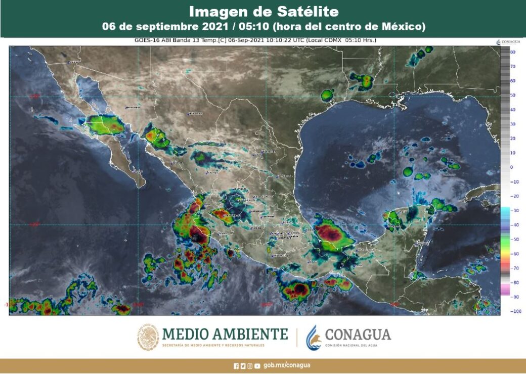 Clima: Se pronostican lluvias fuertes para hoy en Quintana Roo; continuará el tiempo caluroso en la Península de Yucatán.