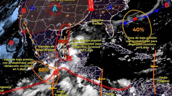 Pronóstico del clima para hoy domingo 12 de septiembre en Quintana Roo.
