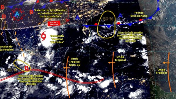 Pronóstico del clima para hoy lunes 13 de septiembre en Quintana Roo.
