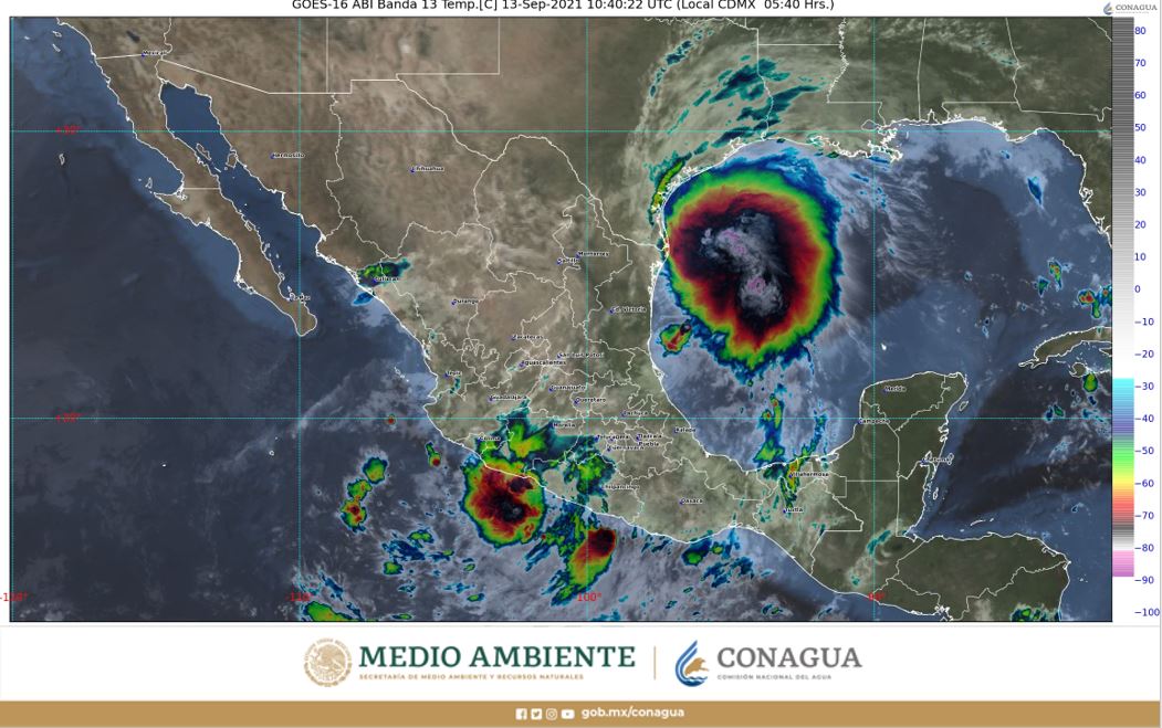 Pronóstico del clima para hoy lunes 13 de septiembre en Quintana Roo; se prevén lluvias aisladas y tormentas eléctricas.