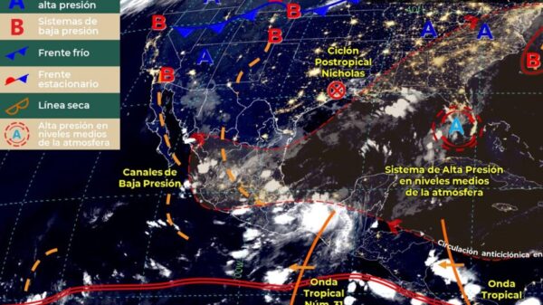 Clima: Probabilidad de chubascos para hoy viernes en Quintana Roo.