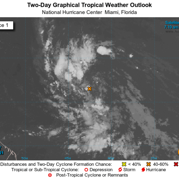 Quintana Roo: Vigilan 3 zonas de baja presión en el Atlántico.