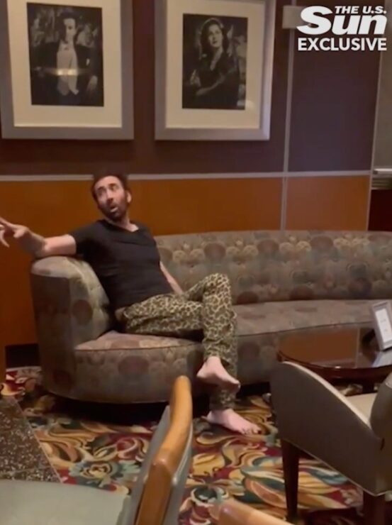 Expulsan de un restaurante a Nicolas Cage por borracho impertinente