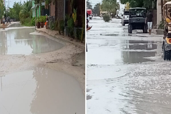 Lluvias afectaron la ocupación hotelera en Holbox.