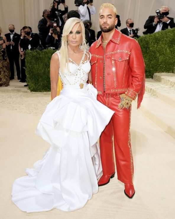 Maluma y Donatella desatan rumores de romance