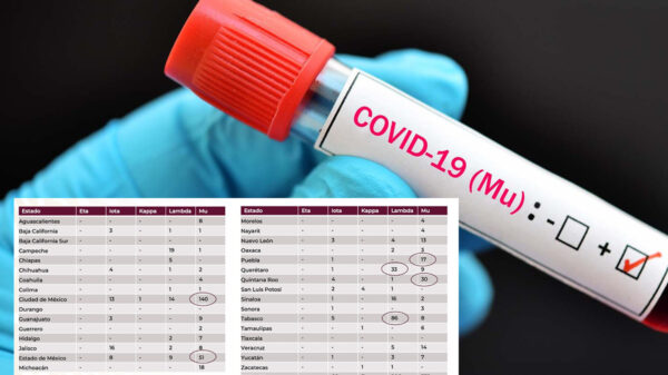 Llega variante "Mu" del covid-19 a Quintana Roo con 30 casos