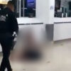 Por decepción amorosa, hombre se deguella frente a policías