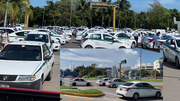 Cancún: Taxistas vuelven a bloquear acceso a Zona Hotelera