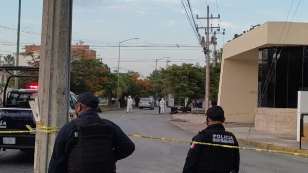 Cancún: Dejan restos humanos frente a televisora en la Yaxchlilán.