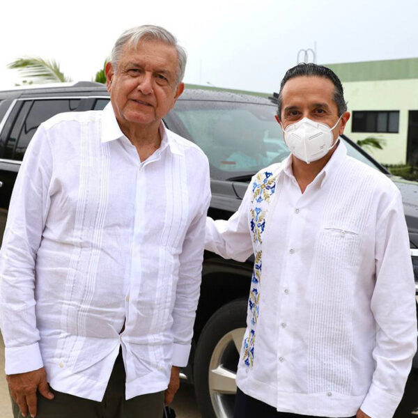 Llega AMLO a Quintana Roo para supervisar obras del Tren Maya