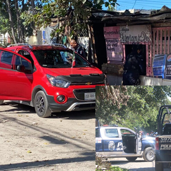 Cancún: Atacan a balazos a pareja en la SM 245, uno muere