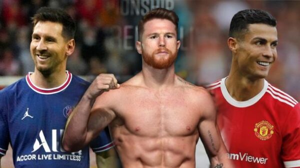Canelo Álvarez dice estar al nivel de Cristiano y Messi