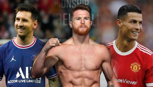 Canelo Álvarez dice estar al nivel de Cristiano y Messi