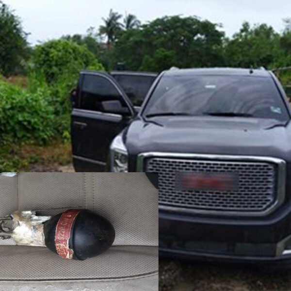 Asegura Guardia Nacional camioneta con equipo táctico y granada