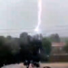 Video: Impacta rayo once veces en el mismo lugar
