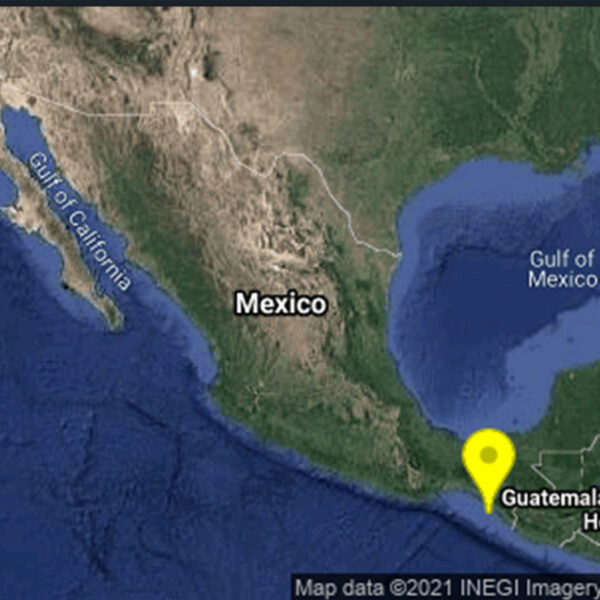 Se reporta sismo de 5.3 grados en Chiapas