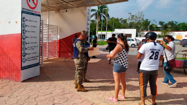 Desciende afluencia en jornada de vacunación en Cozumel