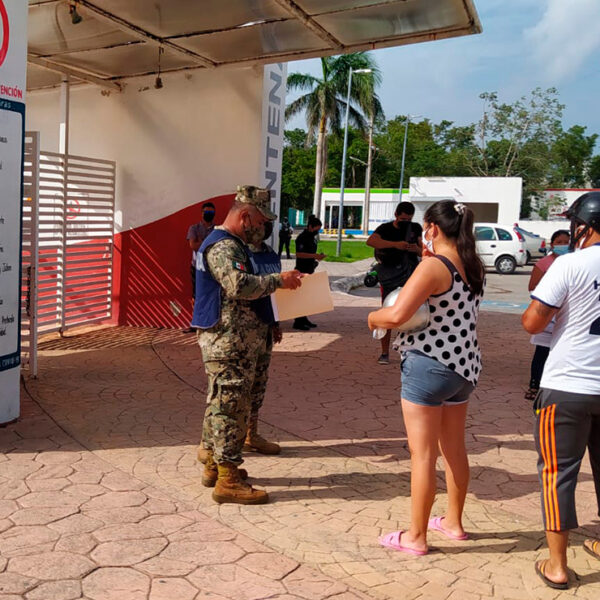 Desciende afluencia en jornada de vacunación en Cozumel