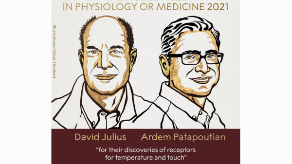 Otorgan Premio Nobel de Medicina a descubridores de receptores de temperatura y tacto