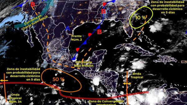 Pronóstico del clima para hoy miércoles 6 de octubre en Quintana Roo.
