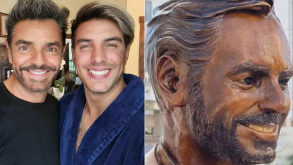 Así reaccionó Vadhir Derbez a la vandalización de la estatua de Eugenio Derbez