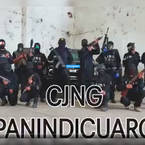 Video: Anuncia el CJNG "limpia total" en municipio de Michoacán