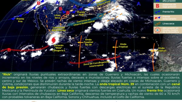 Pronóstico del clima para hoy lunes 25 de octubre en Quintana Roo.