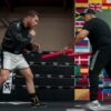 Canelo Álvarez entrena con pantaloncillo de diamantes