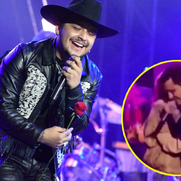 "¡Ey! ¿Todo está bien ahí?": Christian Nodal detiene concierto para defender a una fan