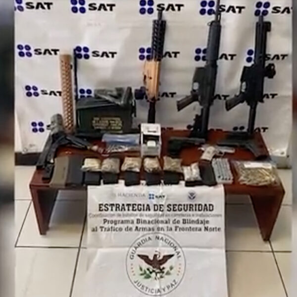 Video: Asesta Guardia Nacional golpe al tráfico ilegal de armas